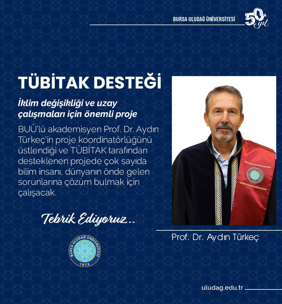 İKLİM DEĞİŞİKLİĞİ VE UZAY ÇALIŞMALARI İÇİN ÖNEMLİ PROJE